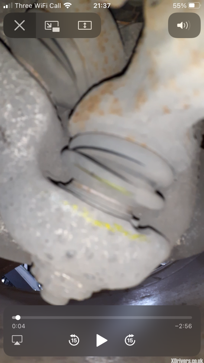 screen shot from the video they sent me, am I right in saying this the lower wishbone ball joint? Not the control arm as in the last entry I put in.